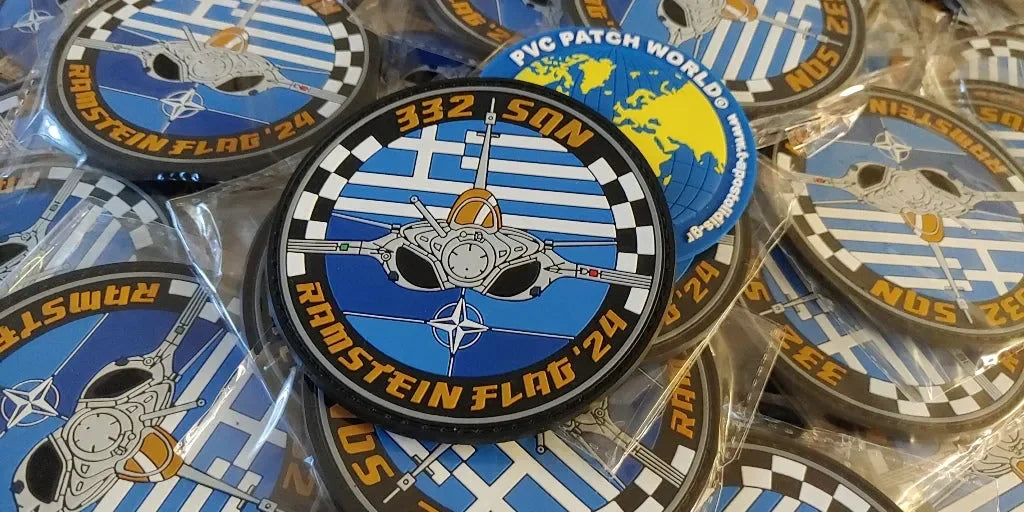 RAFALE - 332 SQN OFFICIAL - RAMSTEIN FLAG 2024 - HELLENIC AIR FORCE - PVCPATCHWORLD.STORE