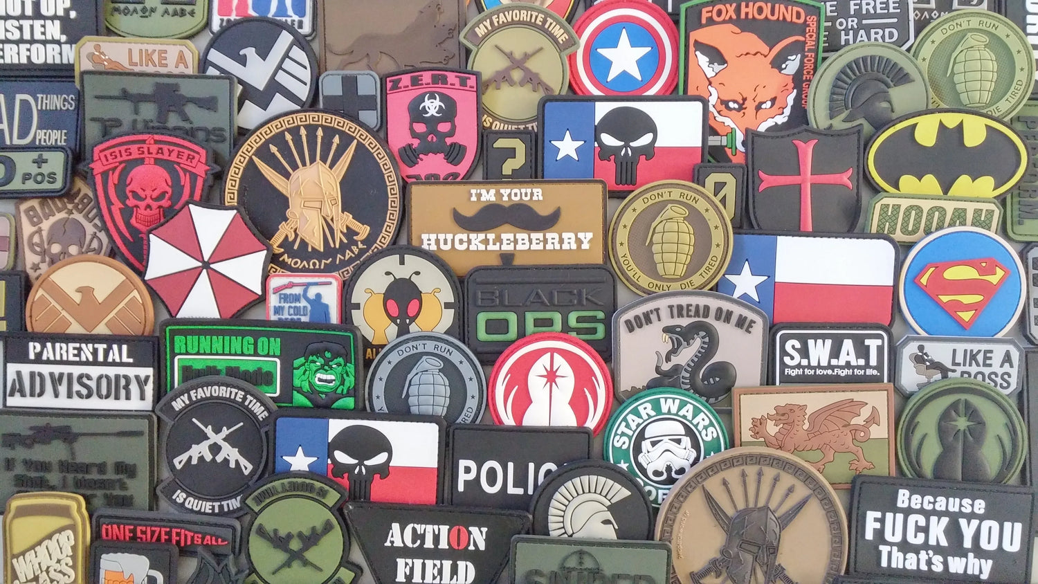 POLICE - TACTICAL - AIR-SOFT & MILITARY & MORALES PVC PATCHES - PVCPATCHWORLD.STORE
