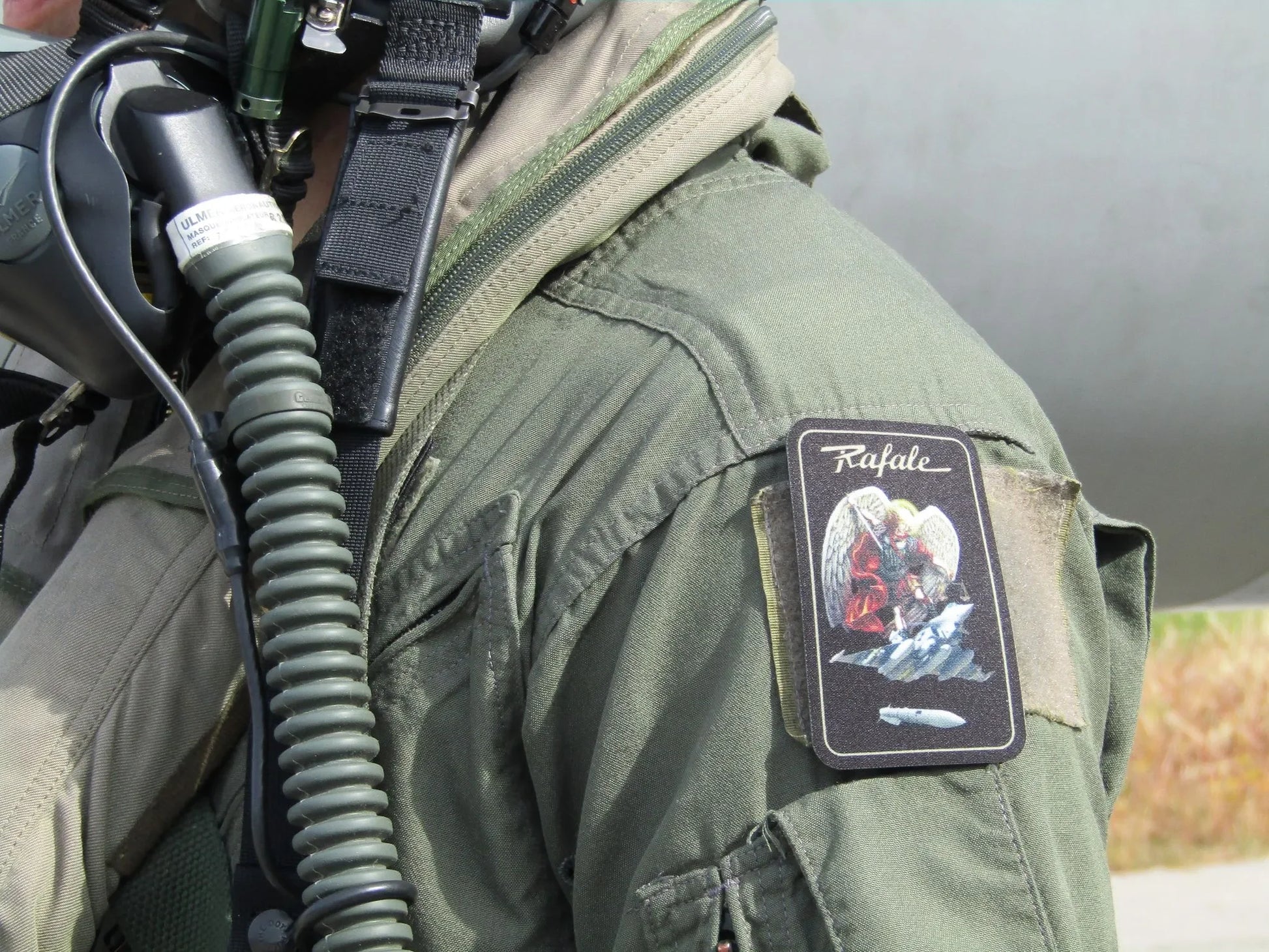 RAFALE - HELLENIC AIR FORCE - NEW GENERATION FABRIC - COLLECTIBLE PATCH - PVCPATCHWORLD.STORE