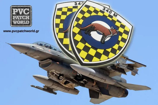 340 SQUADRON - HELLENIC AIR FORCE - PVCPATCHWORLD.STORE