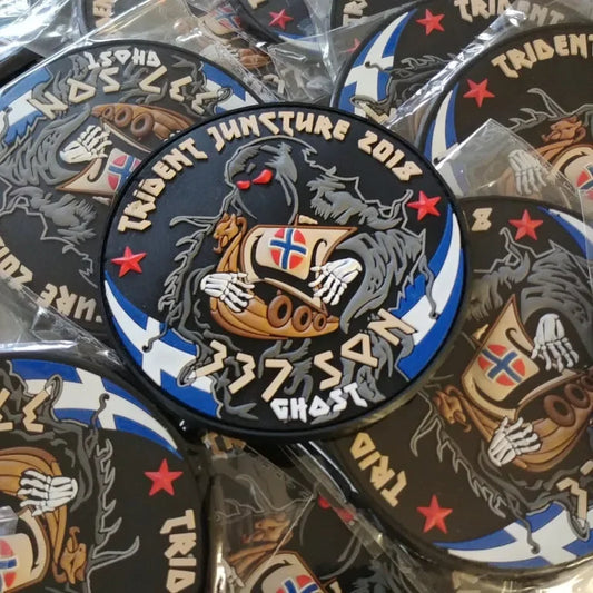 337 SQUADRON - HELLENIC AIR FORCE “GHOST” 3D PVC PATCH - PVCPATCHWORLD.STORE