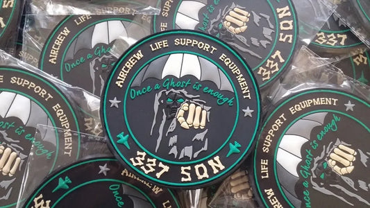 337 SQUADRON - GREEK HELLENIC AIR FORCE - AIRCREW LIFE SUPPORT EQUIPMENT - PVCPATCHWORLD.STORE