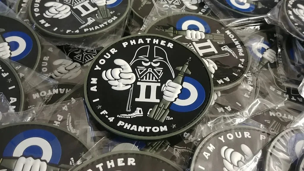 PHANTOM II - F-4 - NEW HAF - "I AM YOUR PHATHER" 3D PVC PATCH - PVCPATCHWORLD.STORE