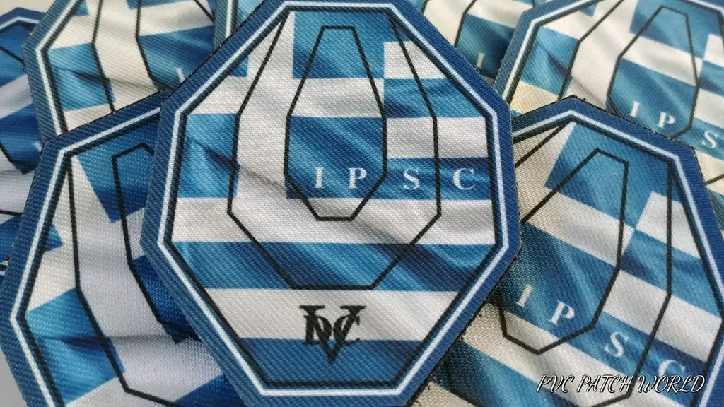 GREEK FLAG - IPSC RANGEMASTER - TARGET PATCH - PVCPATCHWORLD.STORE
