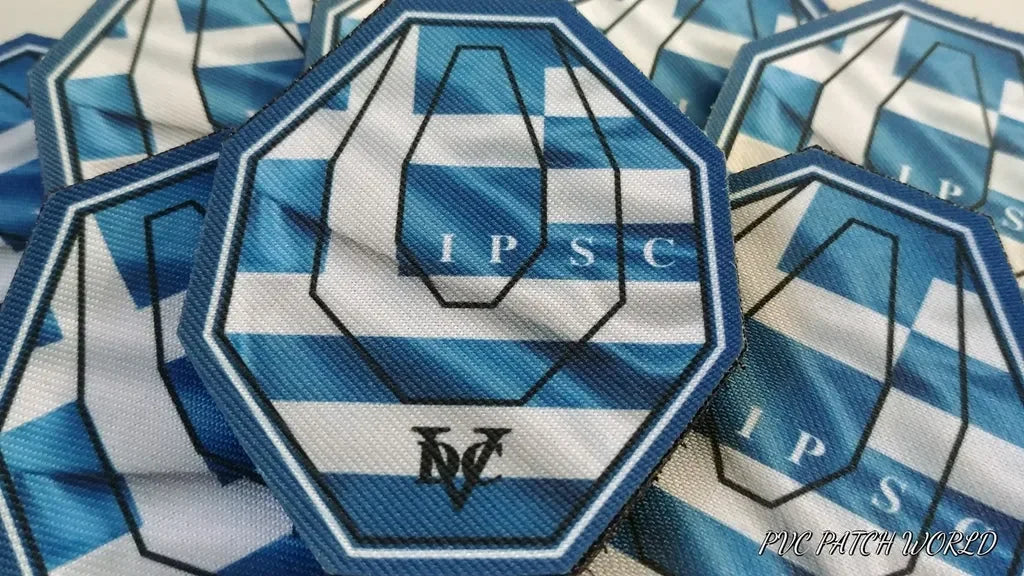 GREEK FLAG - IPSC RANGEMASTER - TARGET PATCH - PVCPATCHWORLD.STORE