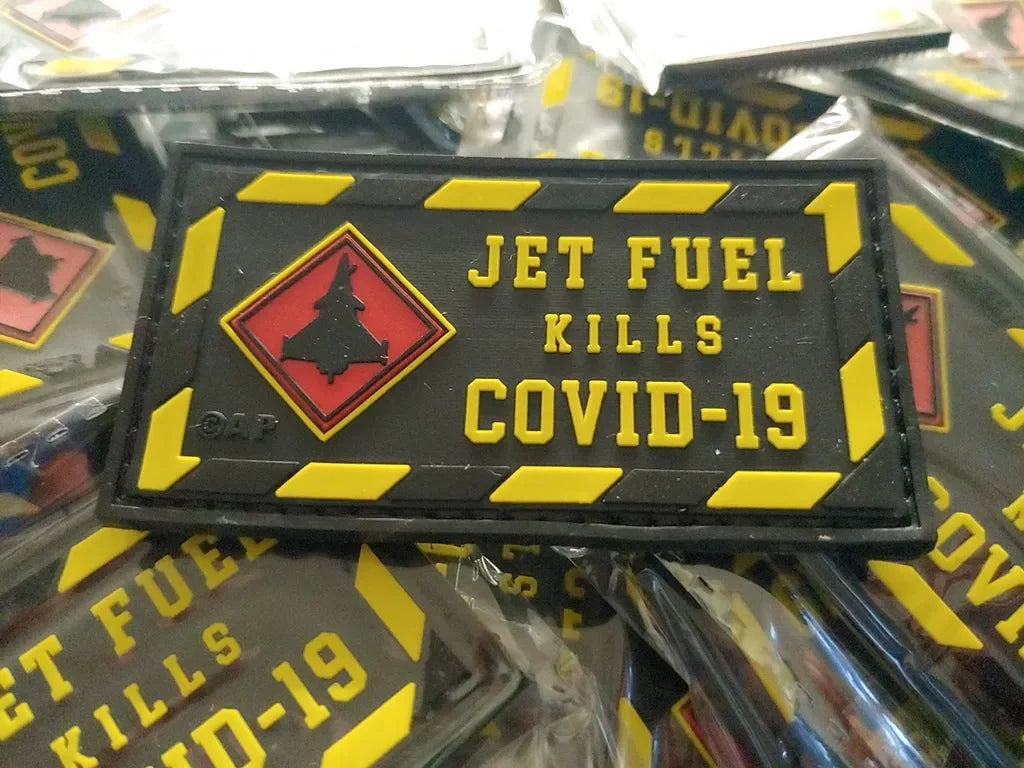 RAFALE - JET FUEL KILLS (LIMITED EDITION) 2D PVC PATCH - PVCPATCHWORLD.STORE