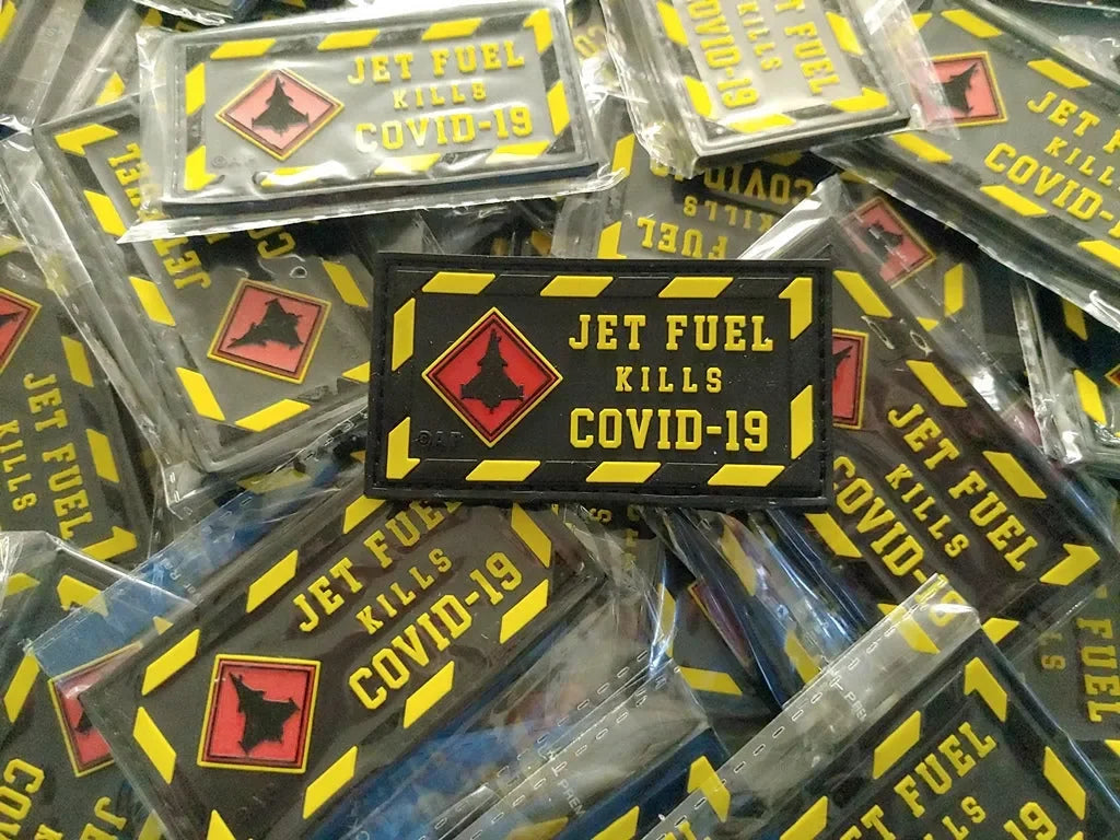 RAFALE - JET FUEL KILLS (LIMITED EDITION) 2D PVC PATCH - PVCPATCHWORLD.STORE