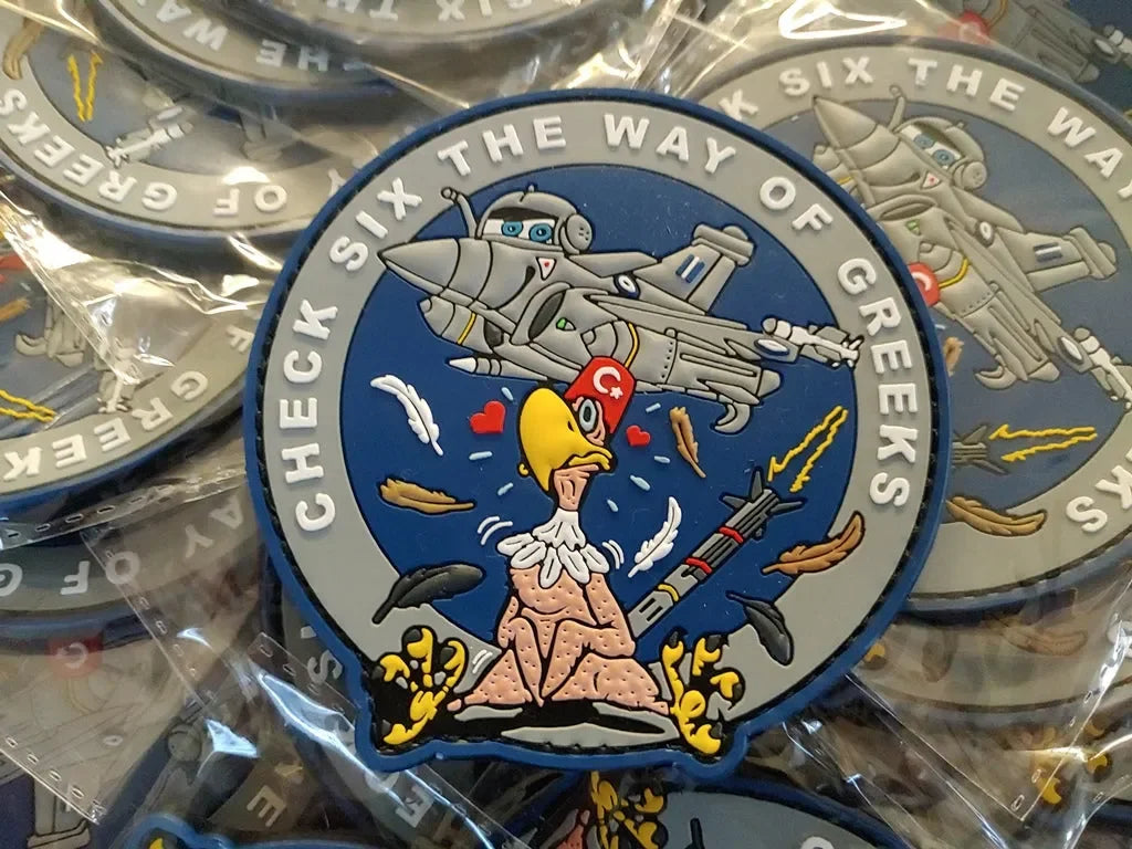 RAFALE - CHECK SIX - 3D PVC PATCH - VOL 2 - PVCPATCHWORLD.STORE