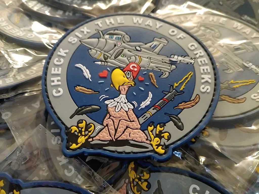 RAFALE - CHECK SIX - 3D PVC PATCH - VOL 2 - PVCPATCHWORLD.STORE