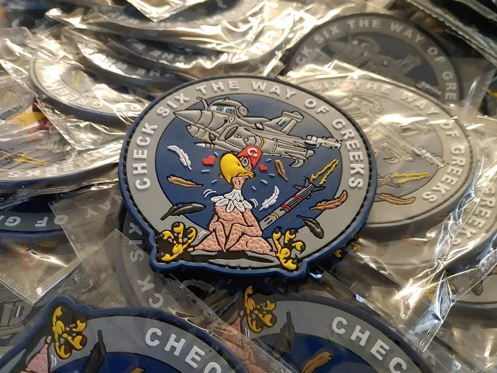 RAFALE - CHECK SIX - 3D PVC PATCH - VOL 2 - PVCPATCHWORLD.STORE