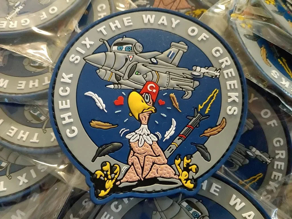 RAFALE - CHECK SIX - 3D PVC PATCH - VOL 2 - PVCPATCHWORLD.STORE