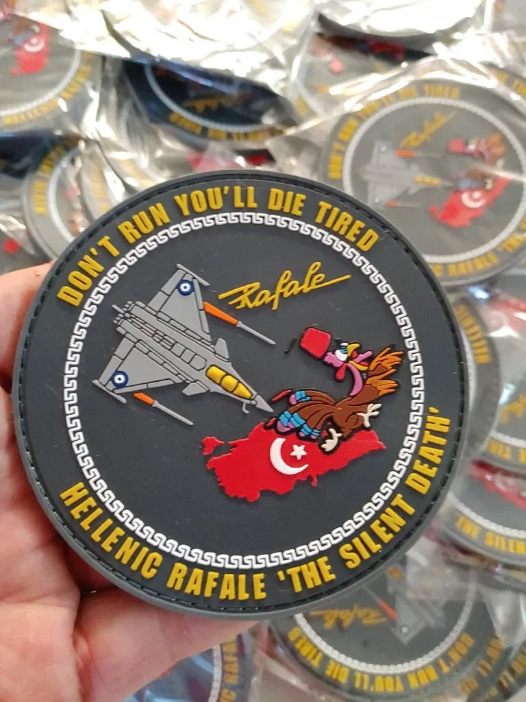 RAFALE - DONT'T RUN YOU'LL D... TIRED - 3D PVC&nbsp; - PVCPATCHWORLD.STORE