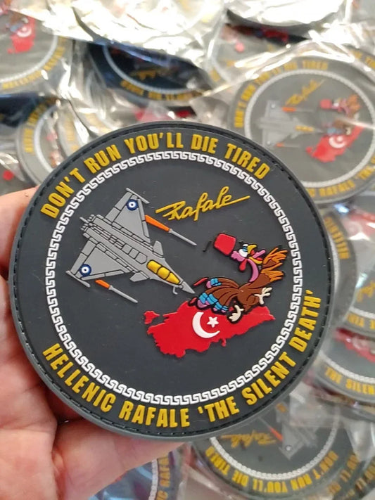 RAFALE - DONT'T RUN YOU'LL D... TIRED - 3D PVC&nbsp; - PVCPATCHWORLD.STORE