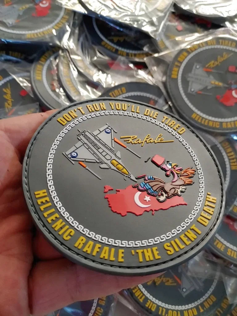 RAFALE - DONT'T RUN YOU'LL D... TIRED - 3D PVC&nbsp; - PVCPATCHWORLD.STORE
