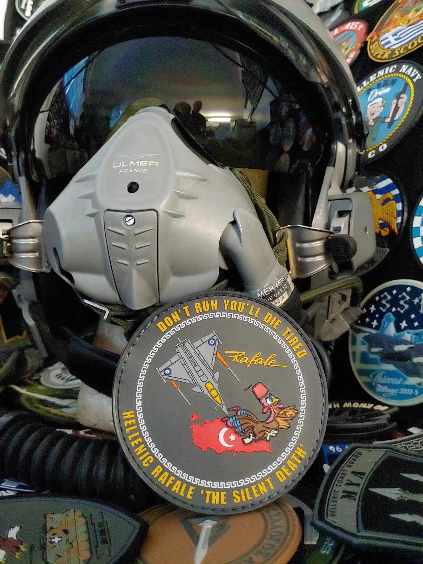 RAFALE - DONT'T RUN YOU'LL D... TIRED - 3D PVC&nbsp; - PVCPATCHWORLD.STORE