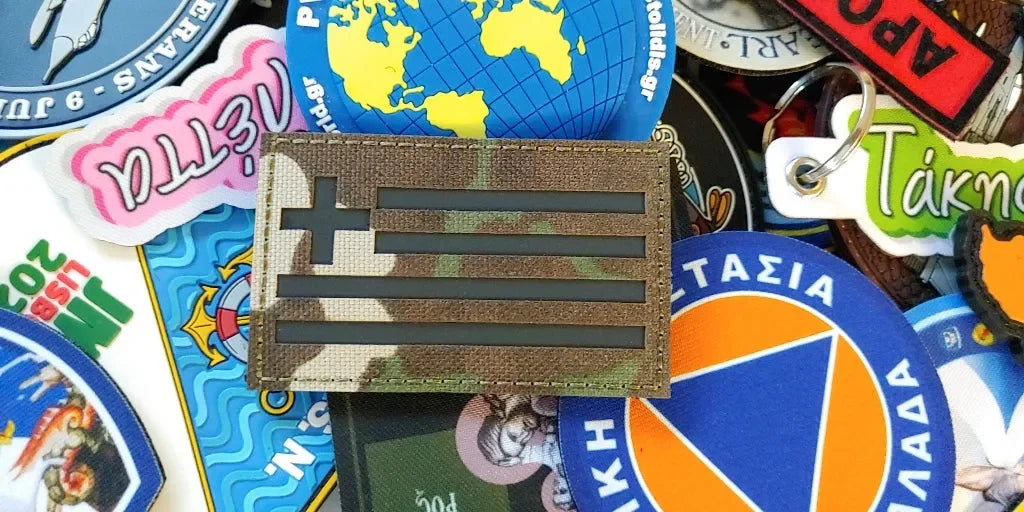 IR GREEK FLAG – COLOR MULTICAM (INFRARED) - PVCPATCHWORLD.STORE
