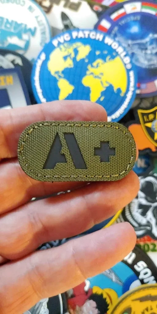 IR (INFRARED) - A+ POSITIVE BLOOD GROUP PATCH - PVCPATCHWORLD.STORE