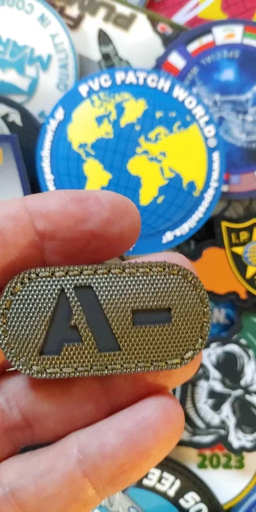 IR (INFRARED) - A- NEGATIVE BLOOD GROUP PATCH - PVCPATCHWORLD.STORE