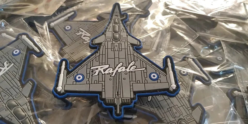 RAFALE SILHOUETTE - 3D PVC PATCH - PVCPATCHWORLD.STORE
