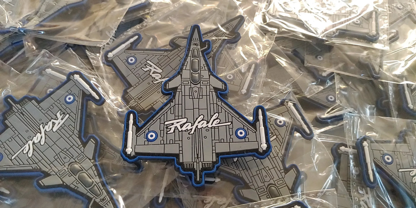 RAFALE SILHOUETTE - 3D PVC PATCH - PVCPATCHWORLD.STORE