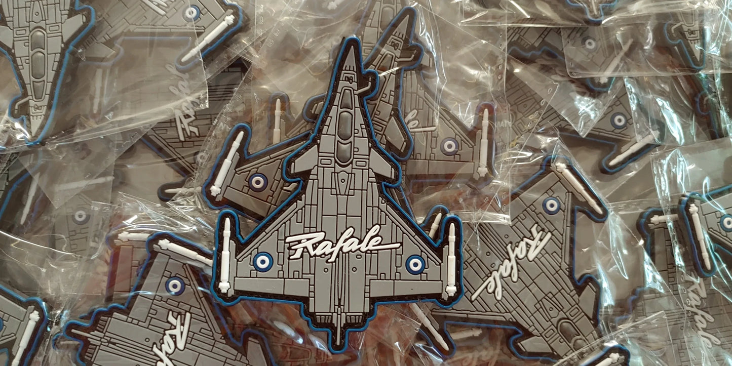 RAFALE SILHOUETTE - 3D PVC PATCH - PVCPATCHWORLD.STORE