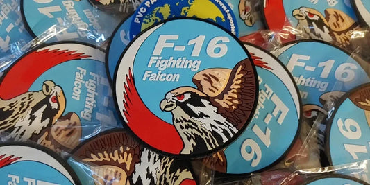 BAHRAIN F-16 FIGHTING FALCON (COLORED) - PVCPATCHWORLD.STORE