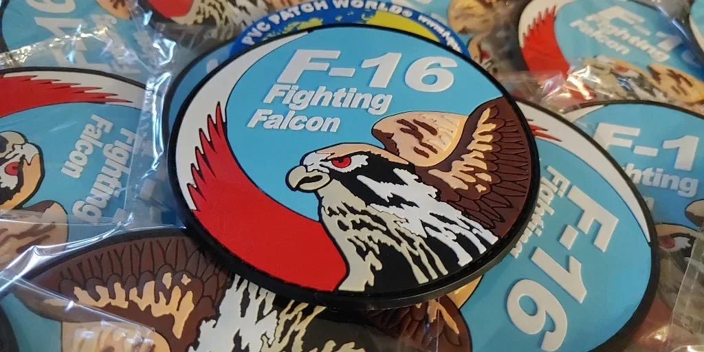 BAHRAIN F-16 FIGHTING FALCON (COLORED) - PVCPATCHWORLD.STORE