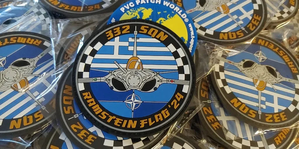 RAFALE - 332 SQN OFFICIAL - RAMSTEIN FLAG 2024 - HELLENIC AIR FORCE - PVCPATCHWORLD.STORE