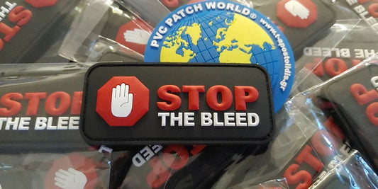 STOP THE BLEED - 3D PVC PATCH - PVCPATCHWORLD.STORE