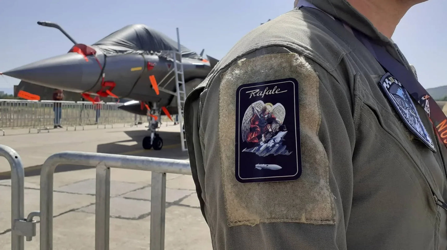 RAFALE - HELLENIC AIR FORCE - NEW GENERATION FABRIC - COLLECTIBLE PATCH - PVCPATCHWORLD.STORE